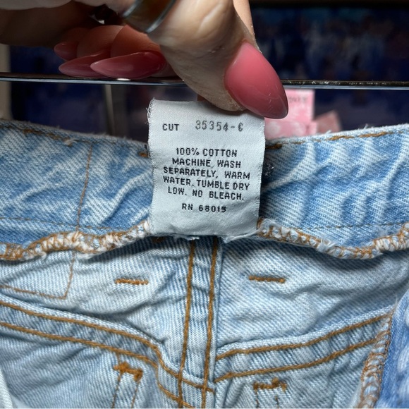 Bongo Vintage High Waisted Light Wash Tapered Leg Jeans 90's Casual Denim Y2K - Picture 5 of 12